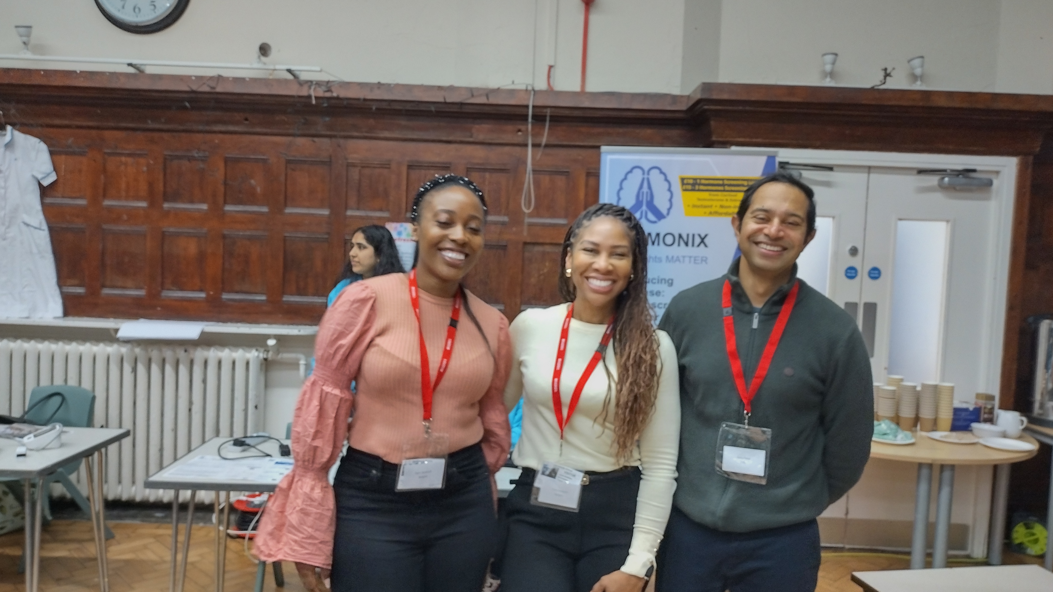 Femi Omotade and Tochi Akubuko with Dony Patel